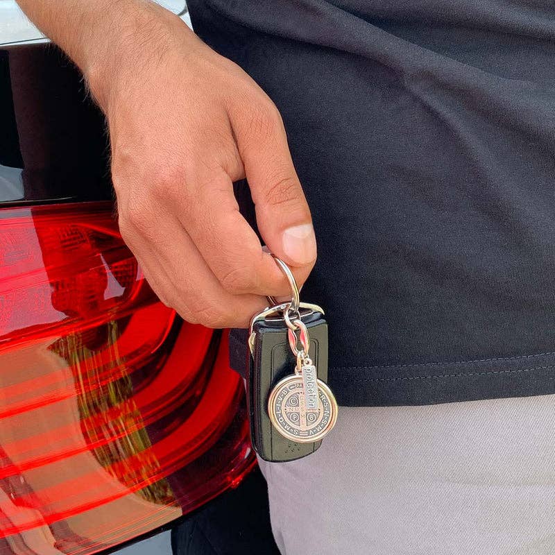 Protection on a Ring St. Benedictine Key Ring