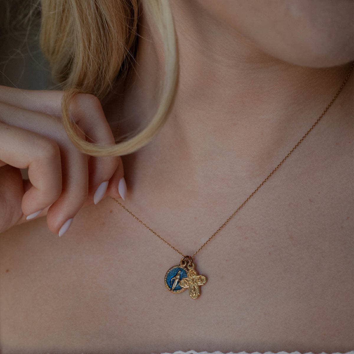 Vintage Blessing Lineage of Love Gold Necklace