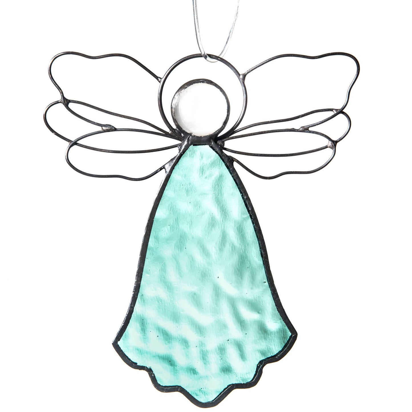Angel Ornament Sun Catcher Stained Glass Christmas Orn 303