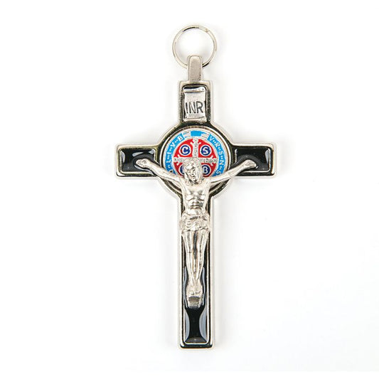 3" Saint Benedict Crucifix with Black Epoxy