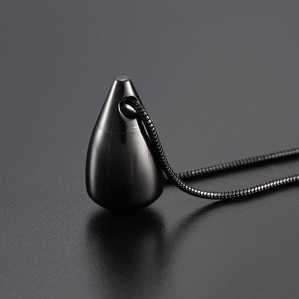 Teardrop Cremation Urn Necklace