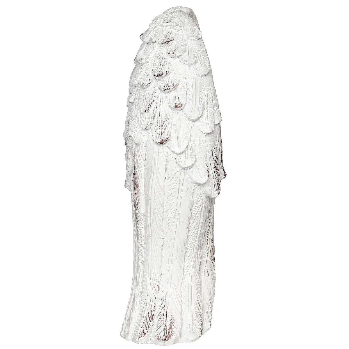 Tabletop Silver Cross with Angel Wings