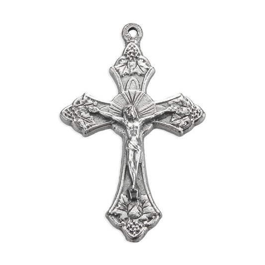2" Crucifix Ox. (Grapes - large)