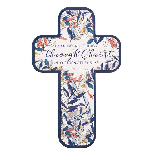 All Things Through Christ Cross Bookmark Set - Philippians 4