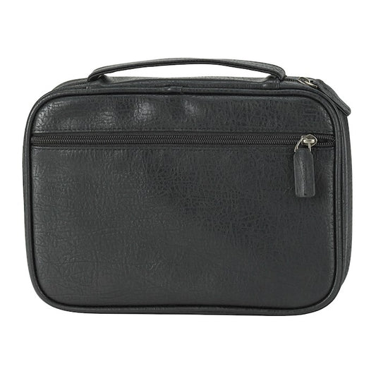Bible Cover, Antique Leather Look, Black-XL