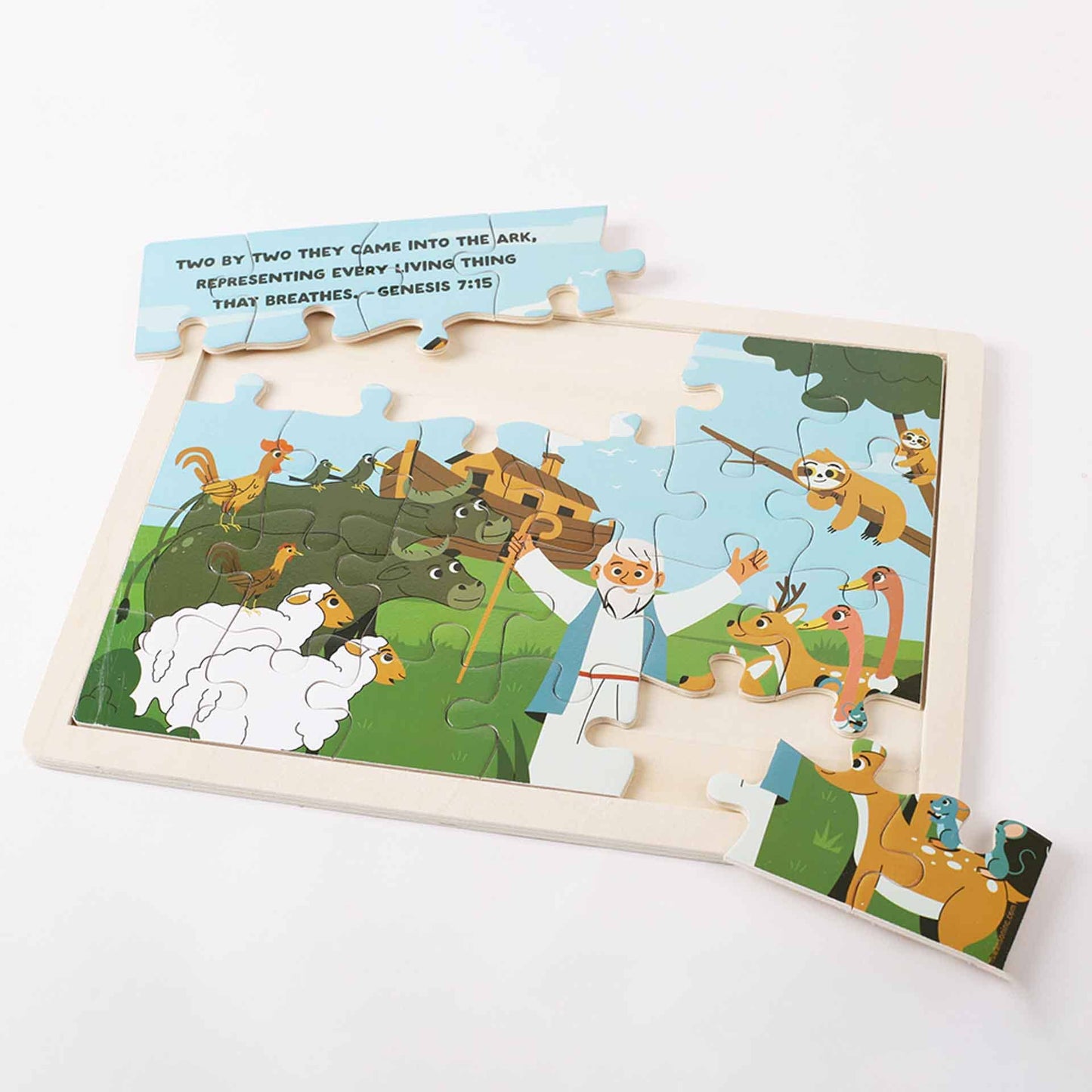 Puzzle Wood Jigsaw Noah's Ark