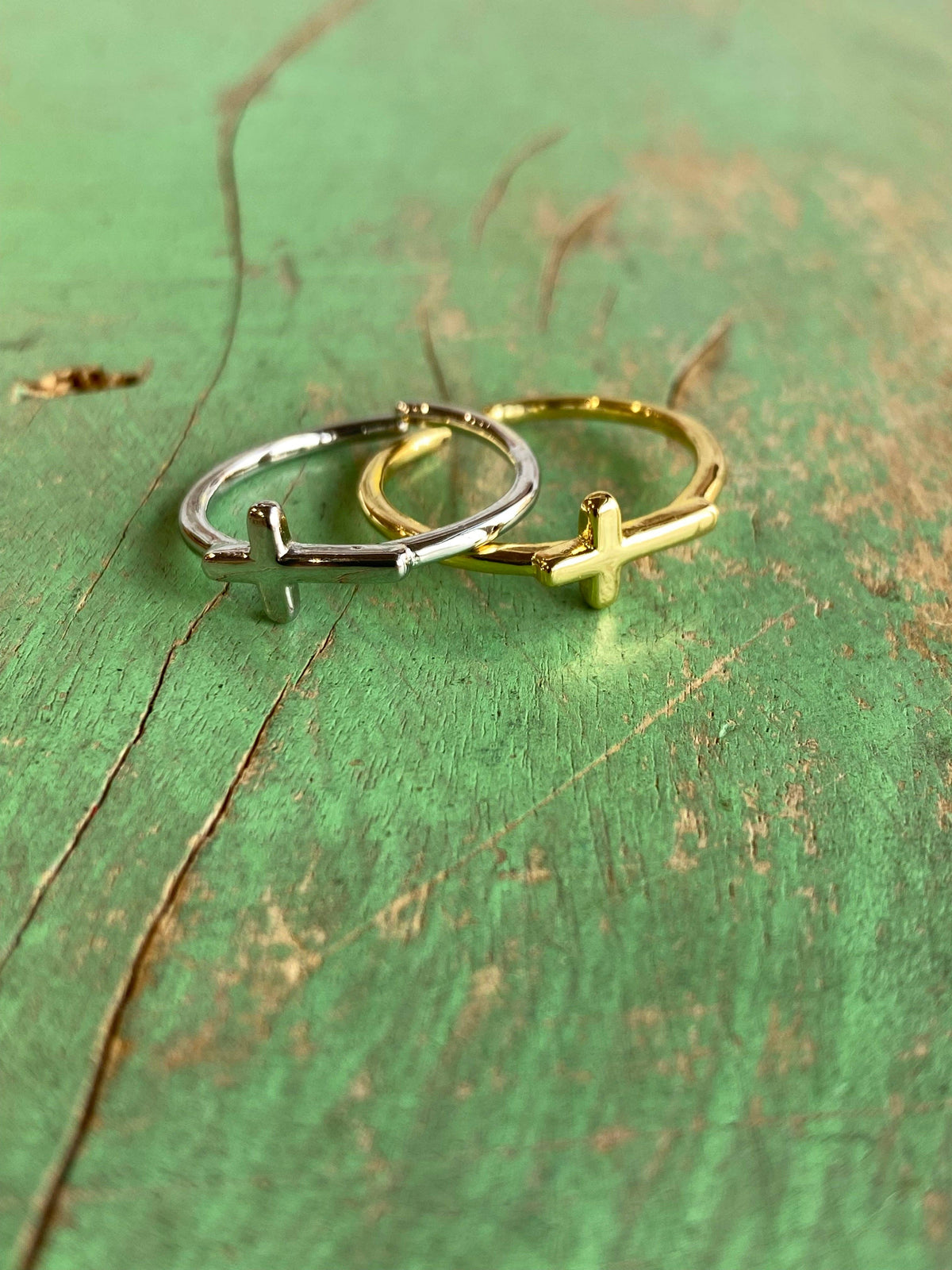Lateral Cross Rings Adjustable Brass Sideways Cross Rings – kychristianstore