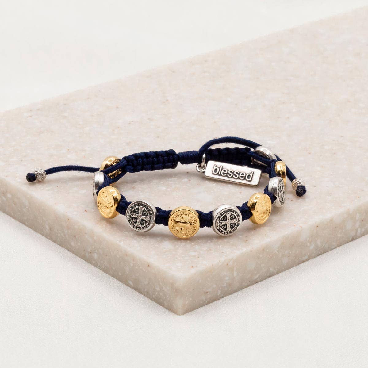 Benedictine Blessing Bracelet - Mixed Metals