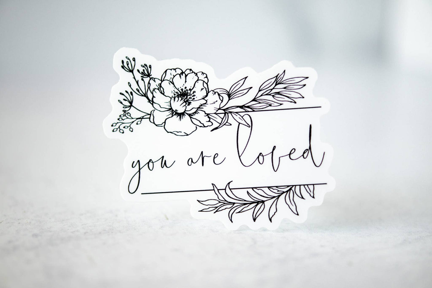 You Are Loved, Vinyl Sticker, 3x3 in.