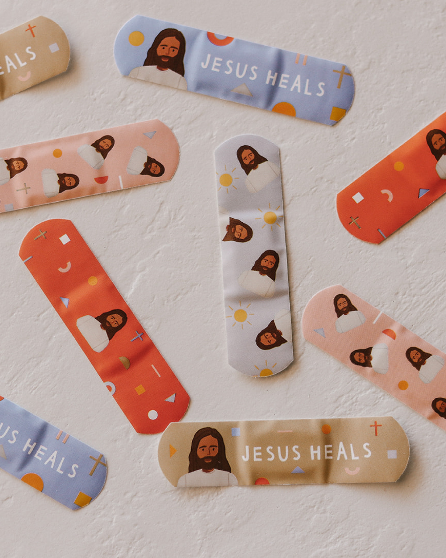 Jesus Heals Bandages