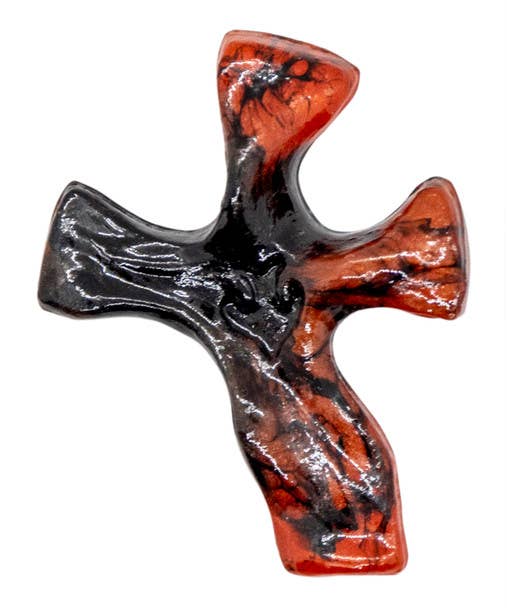 Resin Mini Clinging Cross for Stress and Anxiety
