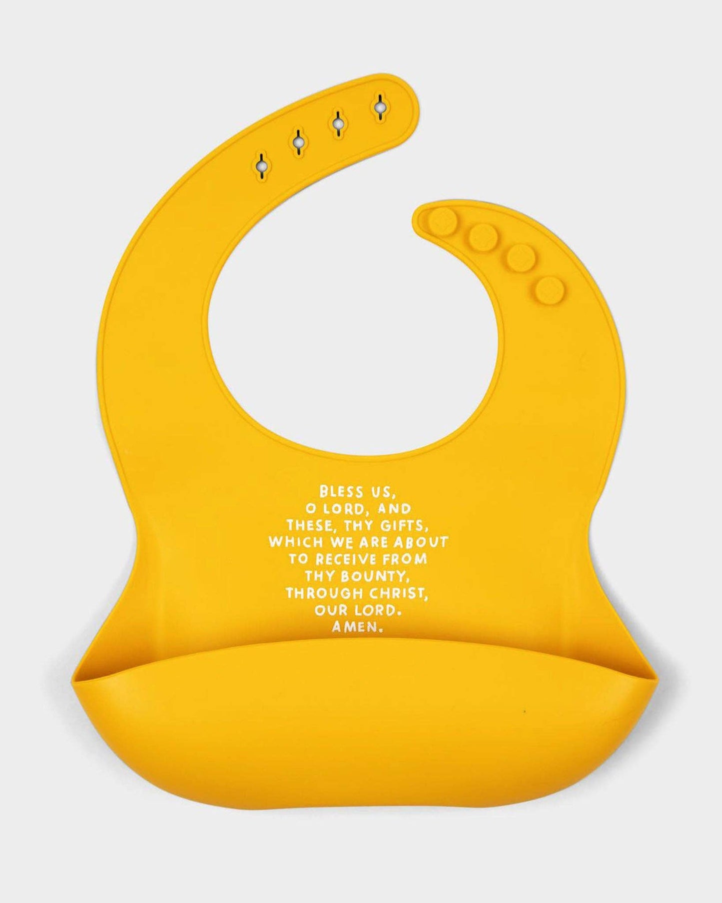 Meal Blessing Silicone Bib