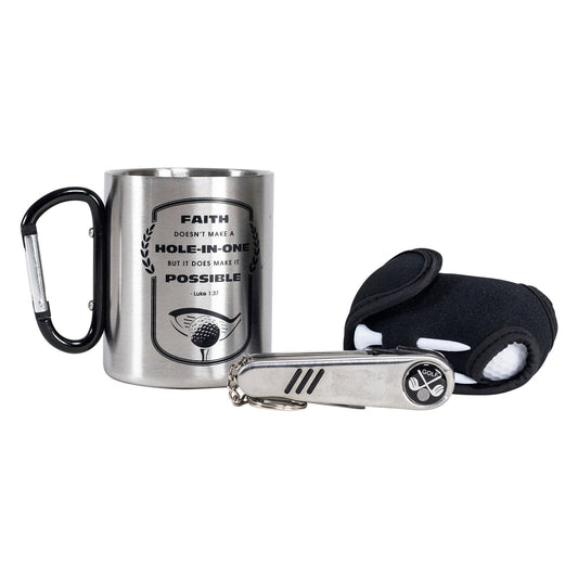 Golfers Gift Set: Faith - Luke 1:37