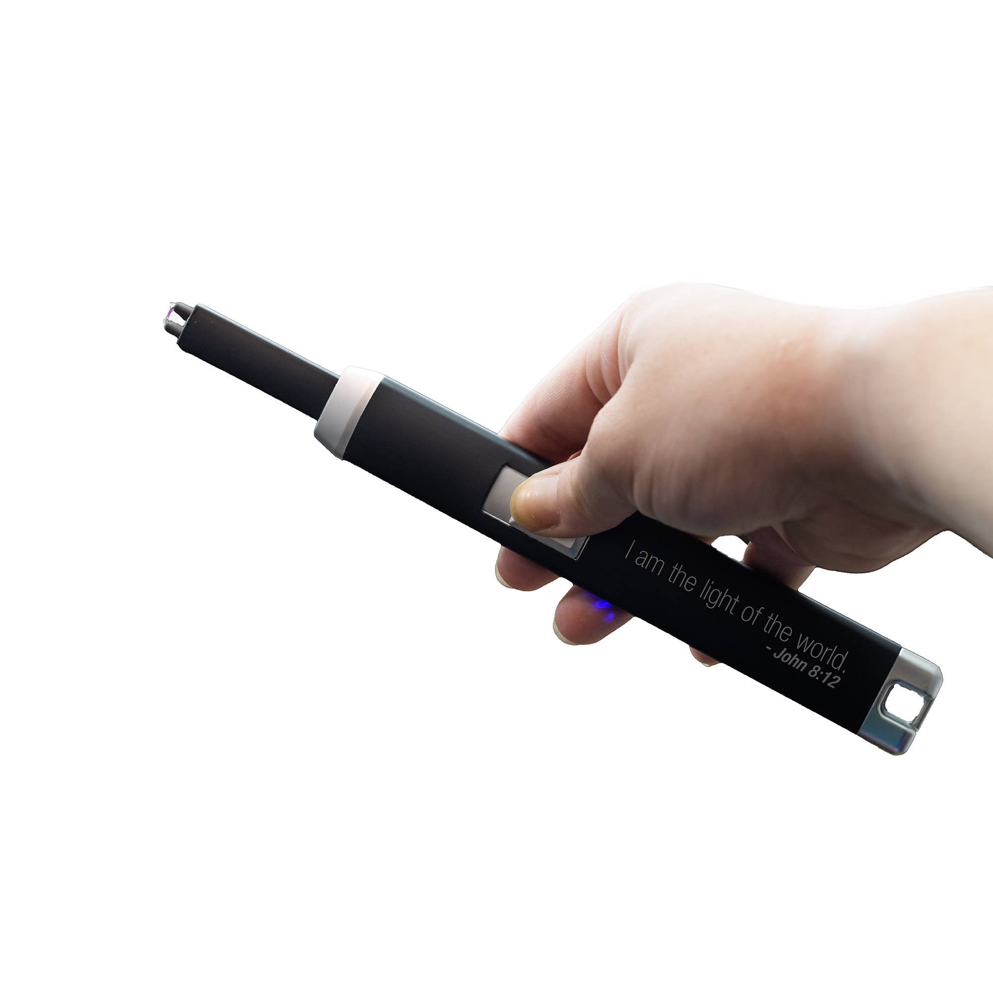 Man of God: Black USB Arc Lighter – kychristianstore