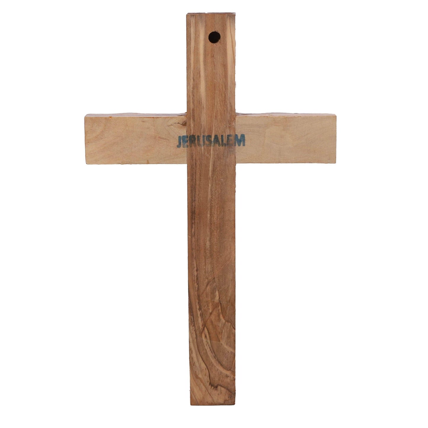 Cross Wood Olive And Soil Vial