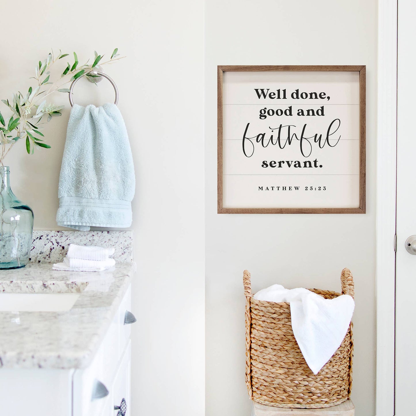 Faith Servant Matthew 25 23 White