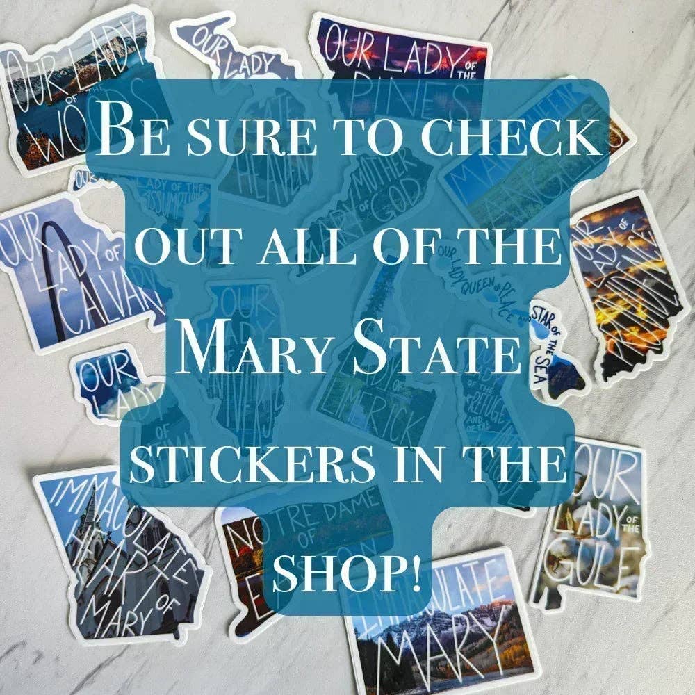 Ohio (Our Lady of Consolation) Mary State Sticker
