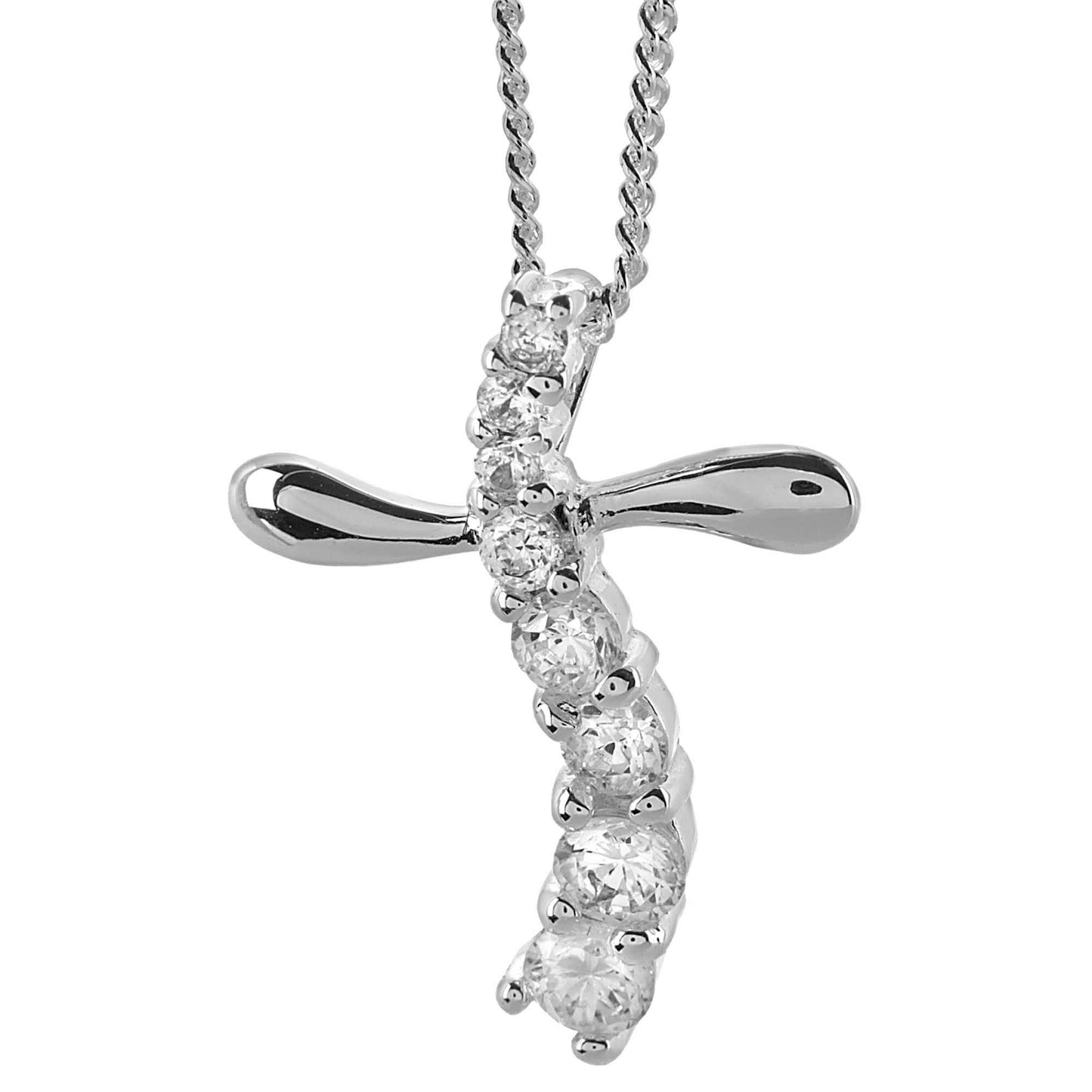 Necklace Gods Girl Journey Cross 16L