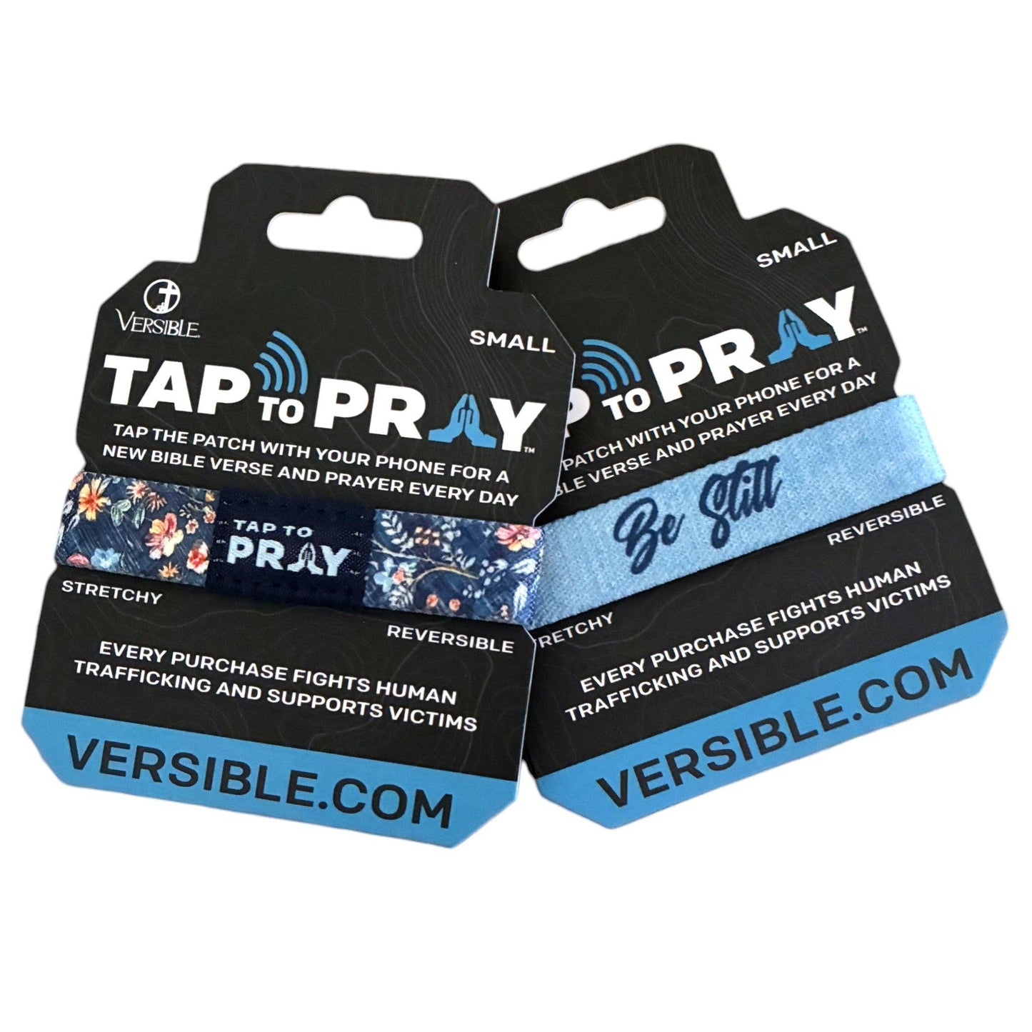 Tap To Pray® Wristband – Wildflower - Be Still