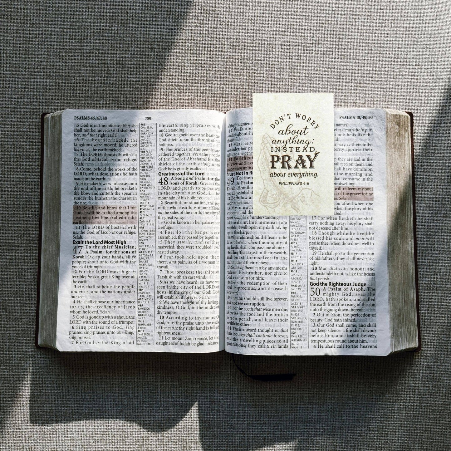 Ibb Don'T Worry Pray Paper 2 X 3