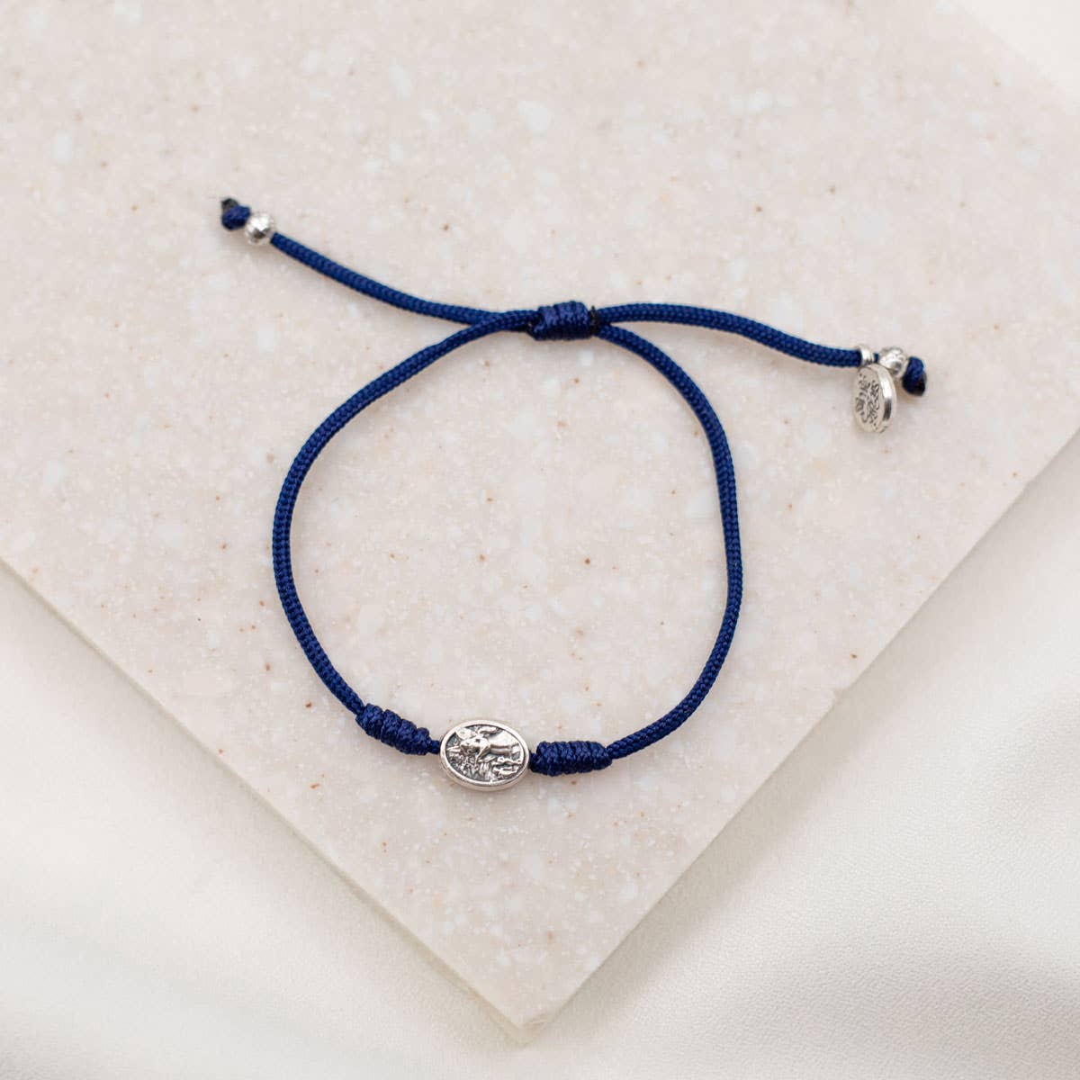 Protection Archangel Michael Bracelet-Navy/Silver