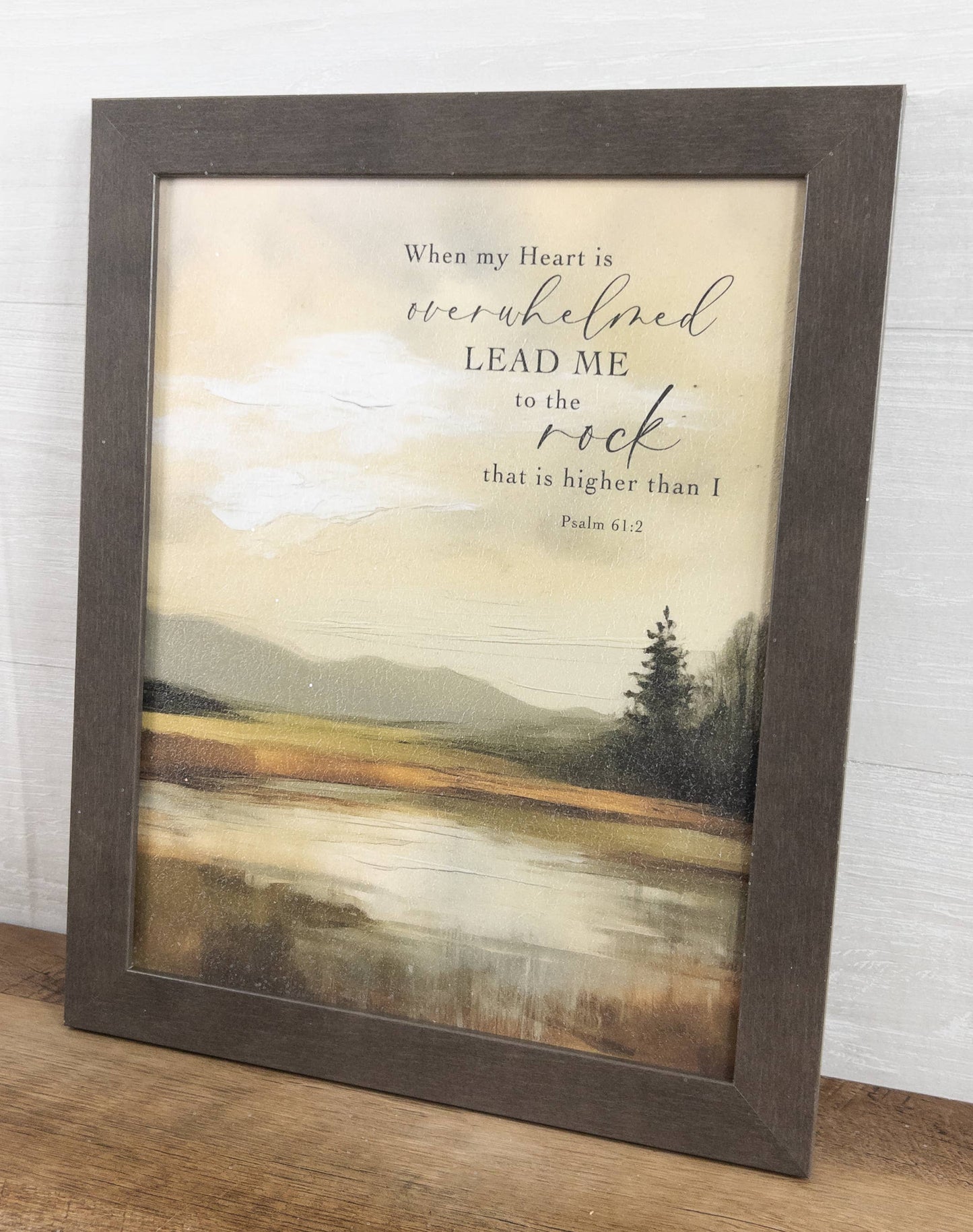 When My Heart Is Overwhelmed Lead Me To The Rock Religious