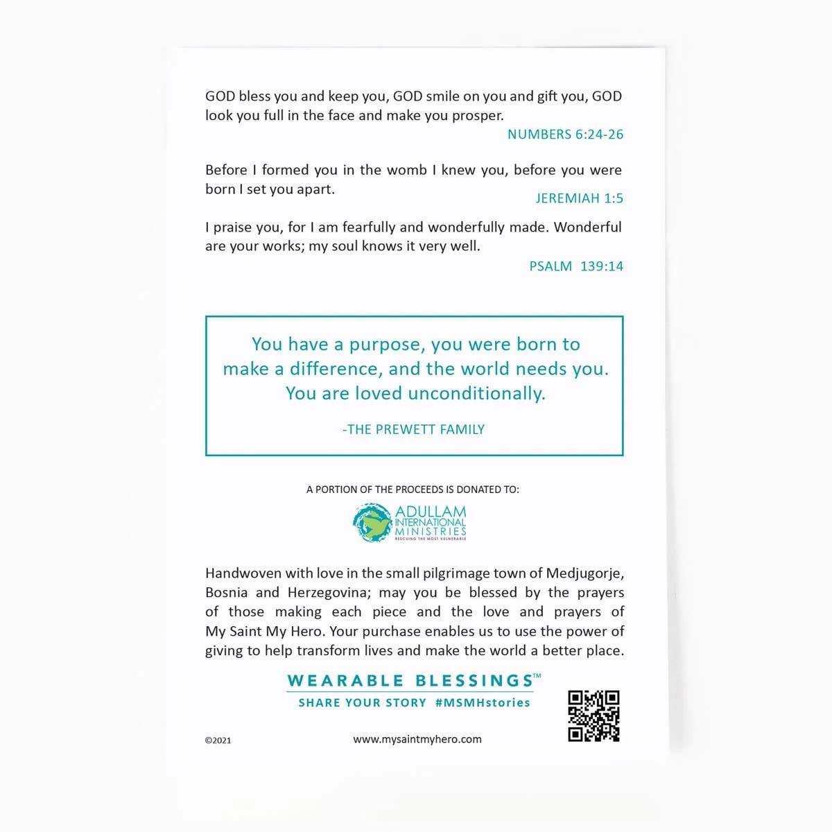 Wonderfully Made Bracelet