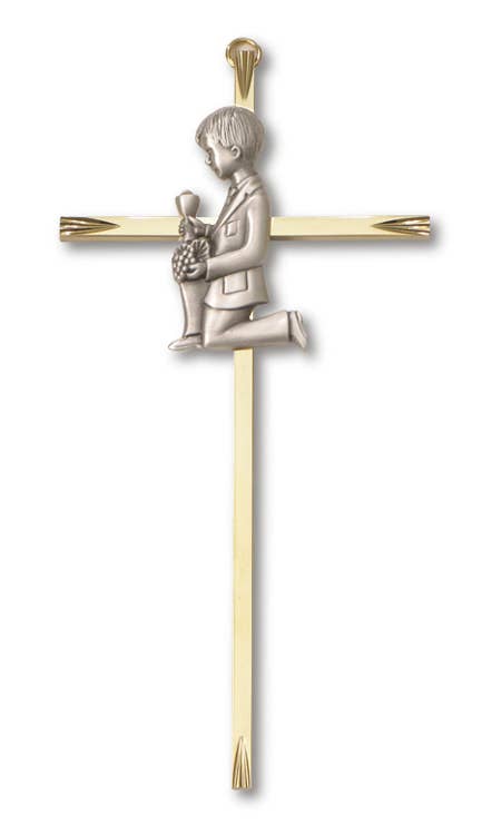 7" Cross-Brass-Communion Boy
