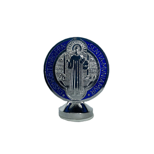 St Benedict Medal Statuette (Enamel) 2.25″x1.75"