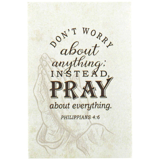 Ibb Don'T Worry Pray Paper 2 X 3