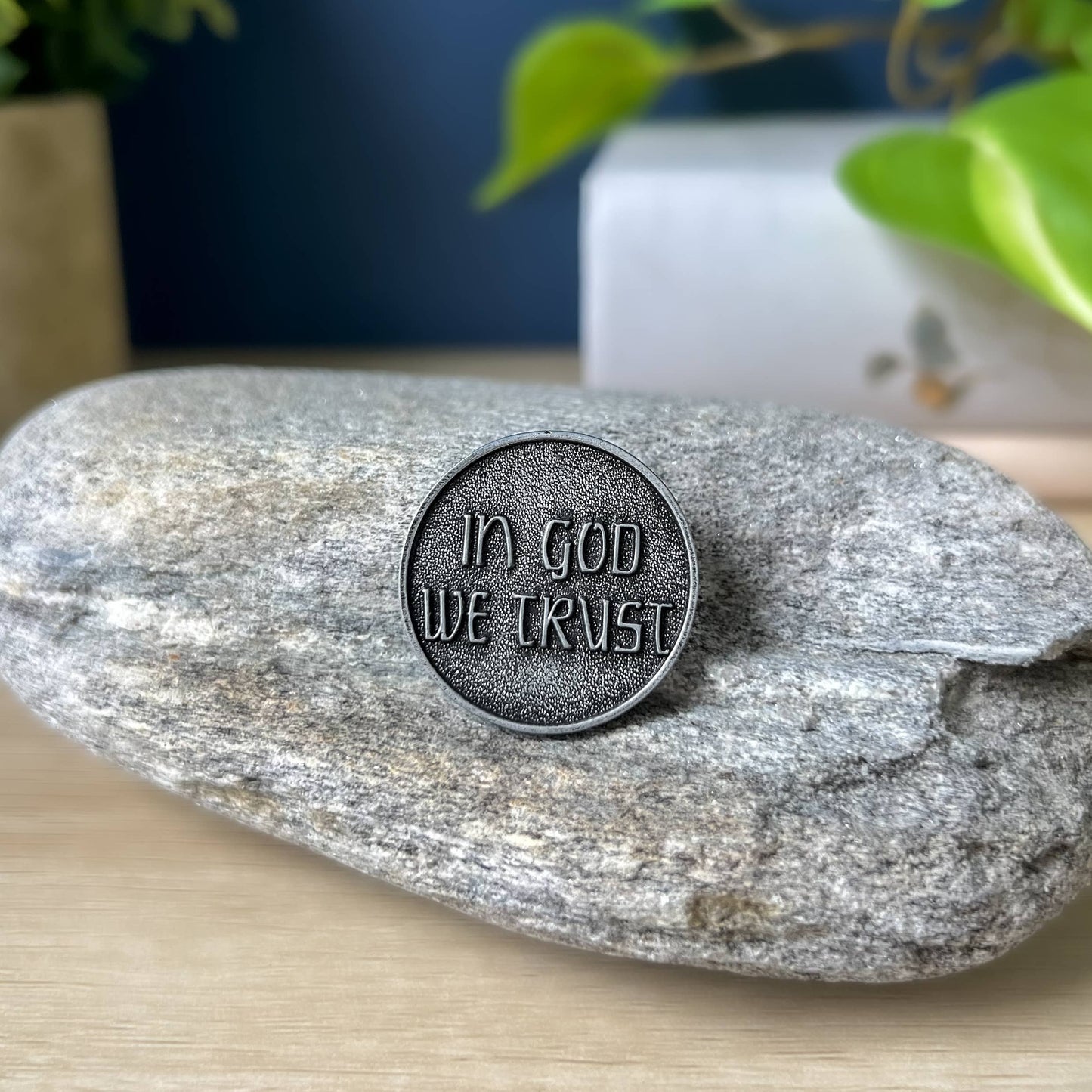 In God We Trust Flag Pocket Token 
