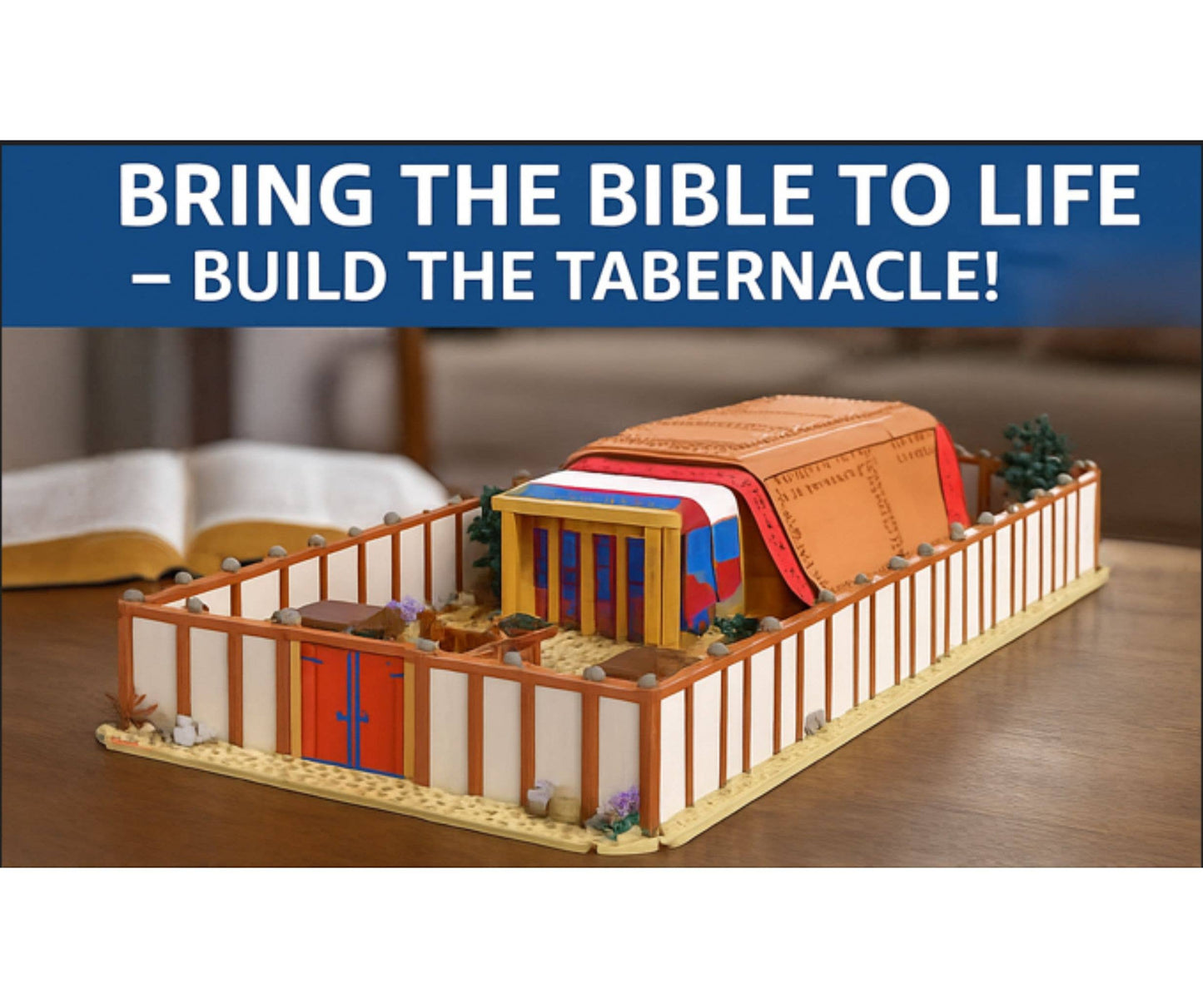 Biblical Tabernacle Building Block 1300 Piece Set
