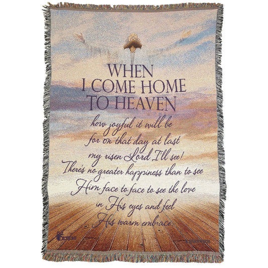 Throw When I Come Home To Heaven 48x68