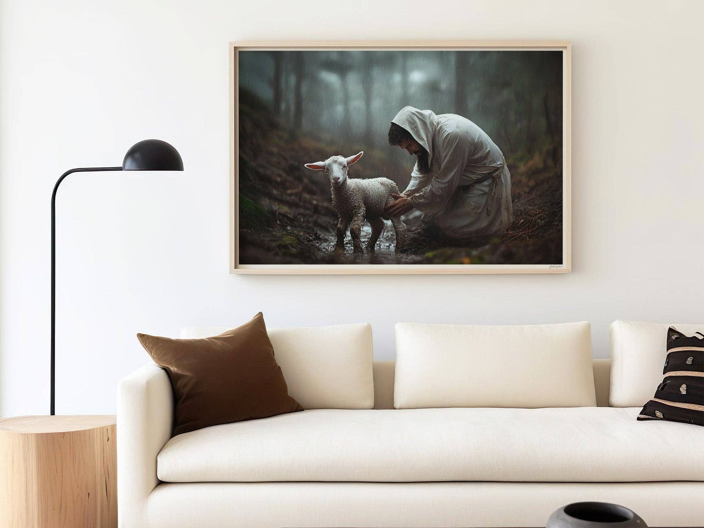 Rescued by Him | Signed Handmade Art Print
