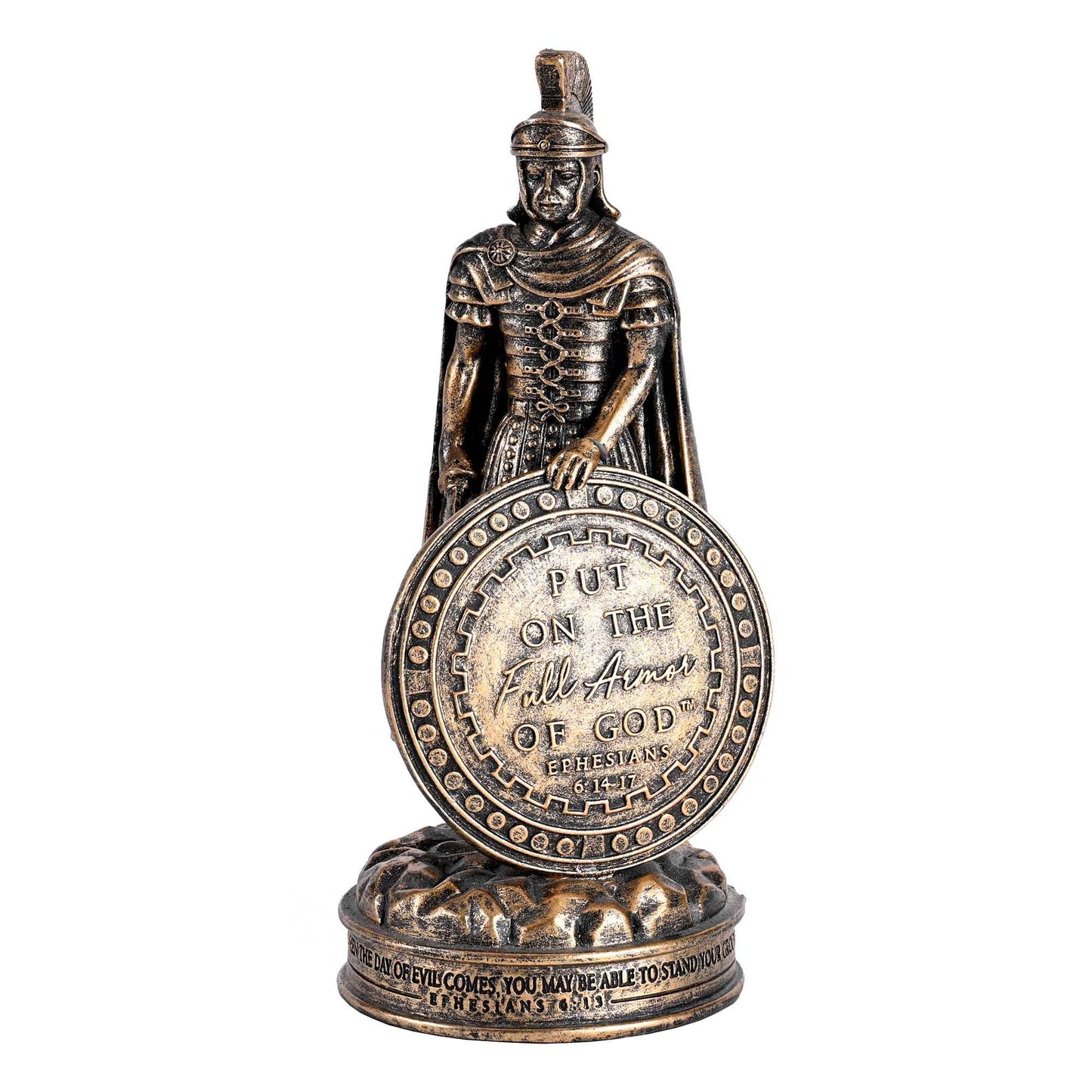 Figurine Full Armor Of God Bronze-Finish 8.75H