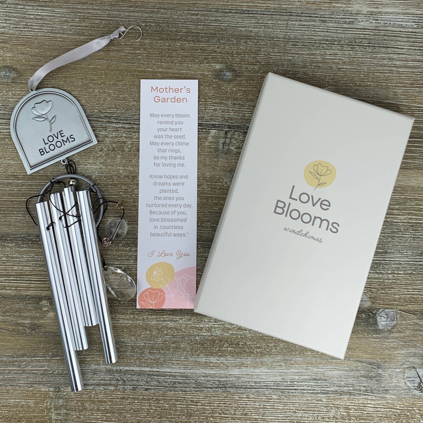Mother's Garden: Love Blooms Gift for Mom Windchime - 9001