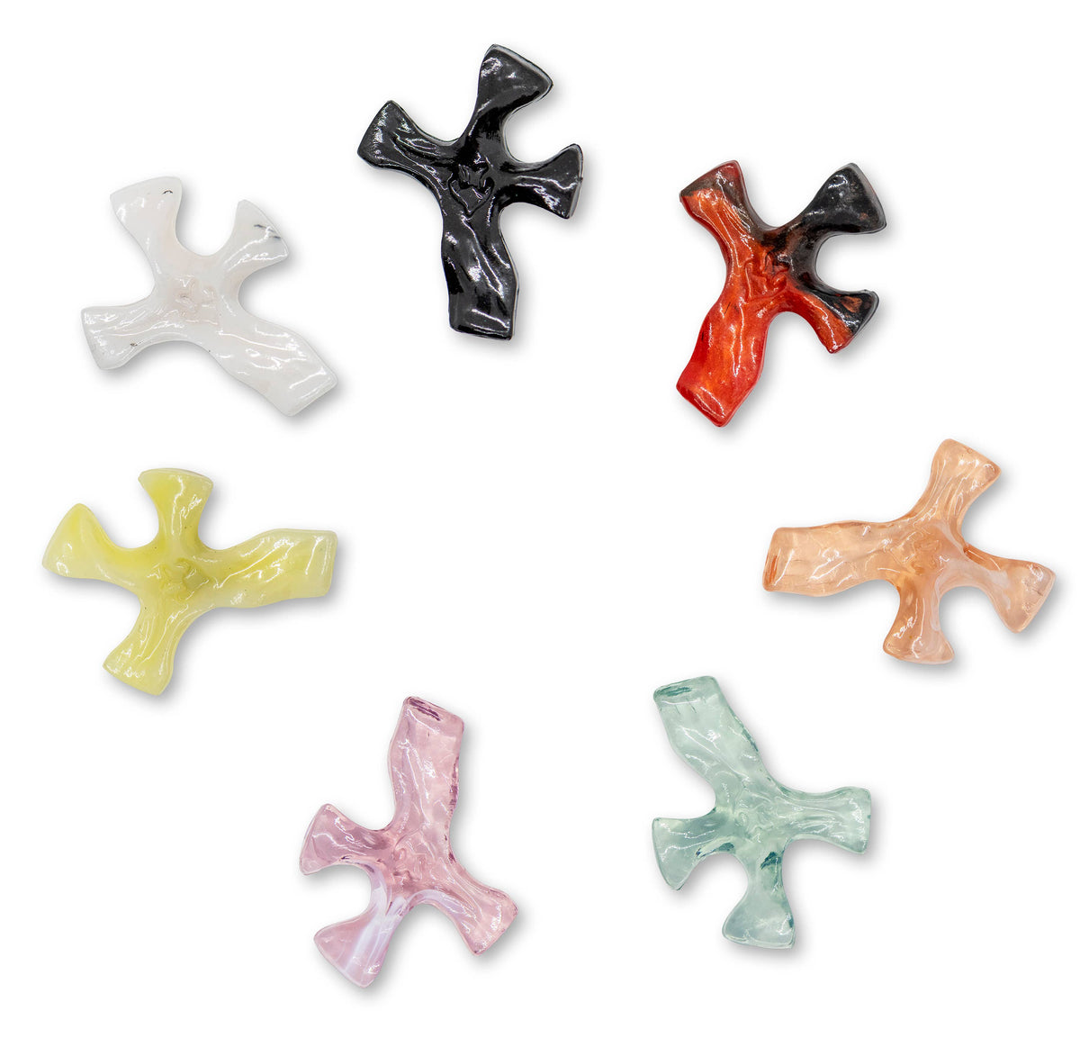 Resin Mini Clinging Cross for Stress and Anxiety