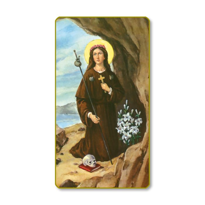 Holy Card - Paper - St. Rosalia (blank)
