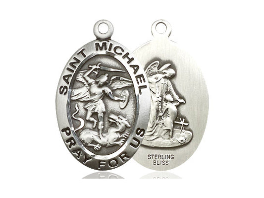 Sterling Silver St Joseph of Cupertino Oval Medal