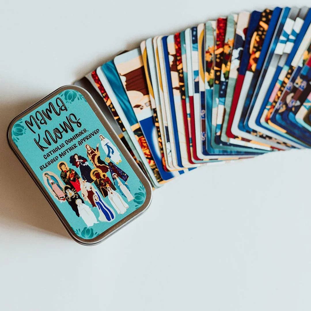 MamaKnows - Catholic Dominoes with the Blessed Virgin (Card Deck)