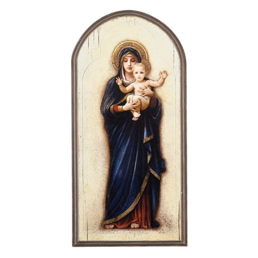 Marco Sevelli Madonna and Child Arched Plaque