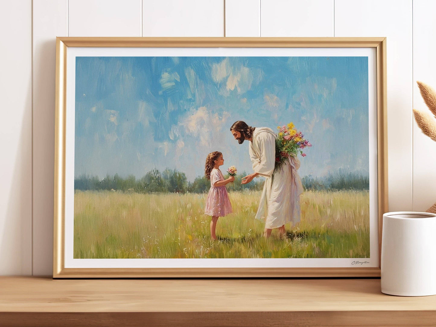 Cheerful Gift | Signed Handmade Art Print