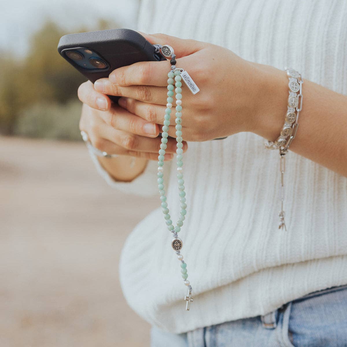 Protection (Rosary) Phone Charm