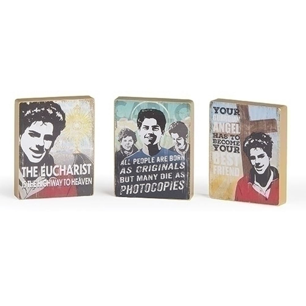 4.5"H ST CARLO ACUTIS WOOD BLOCKS