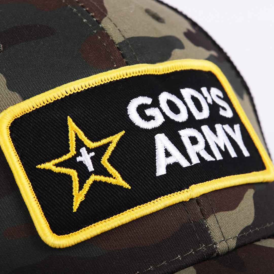 Hat - Camo - God's Army