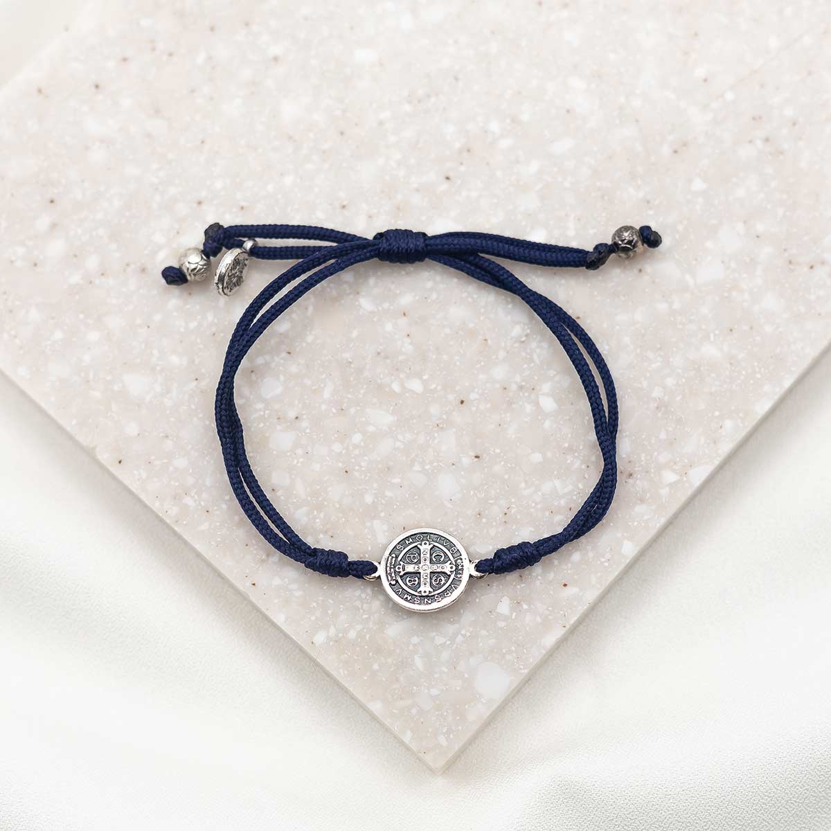 Serenity Blessing Bracelet - Navy Blue / Gold