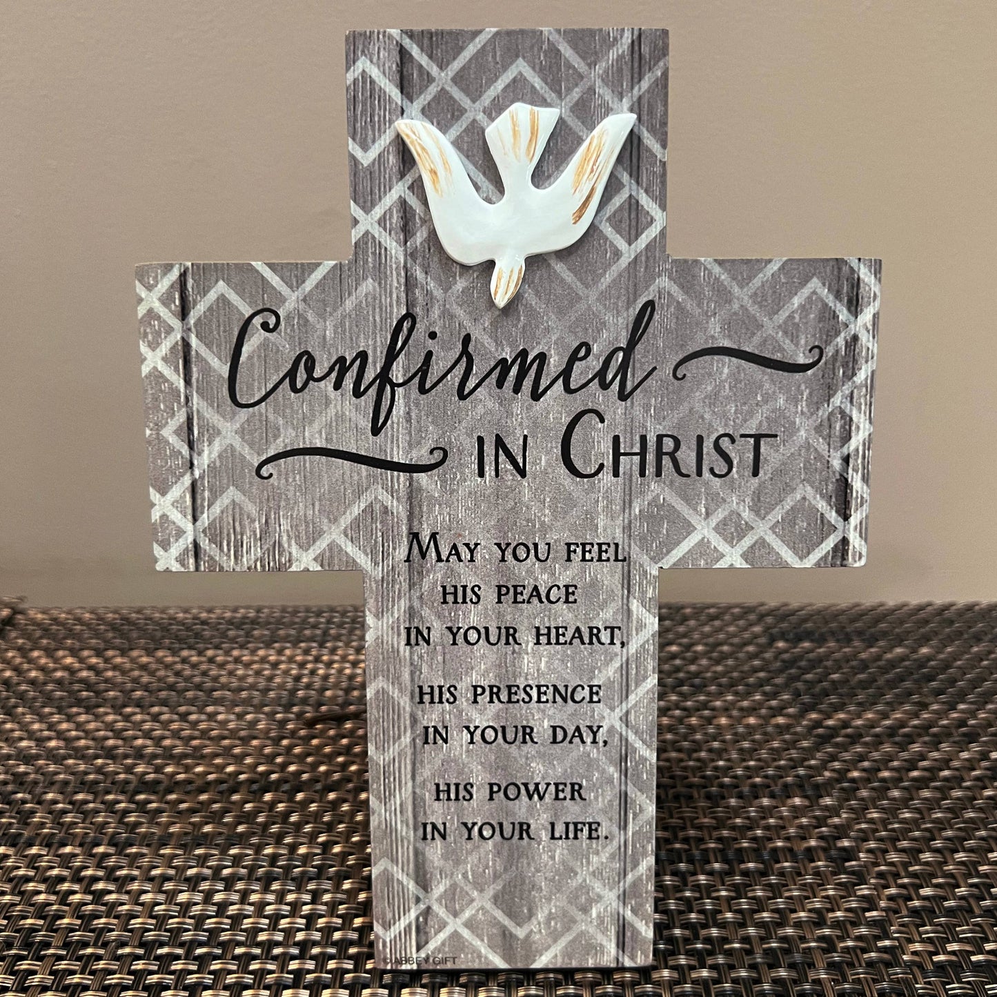 Dove Confirmation Cross