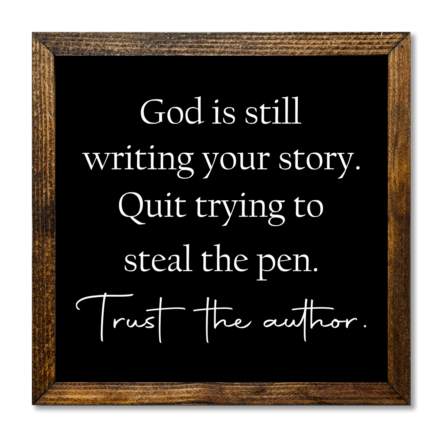 TIMBERLAND FRAME GOD IS STILL WRITING YOUR STORY