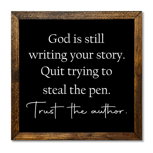 TIMBERLAND FRAME GOD IS STILL WRITING YOUR STORY
