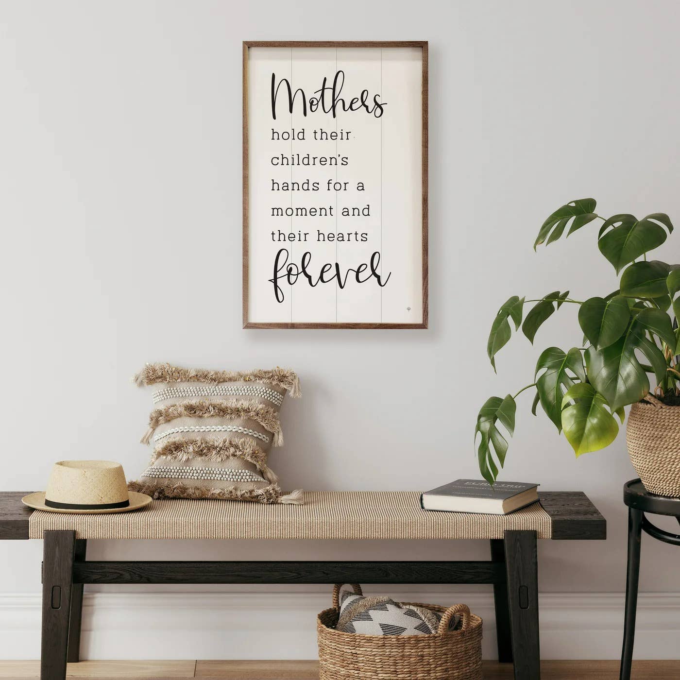 Mothers Hold Their Children's Hands White